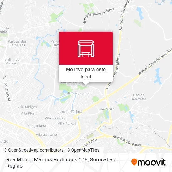 Rua Miguel Martins Rodrigues 578 mapa
