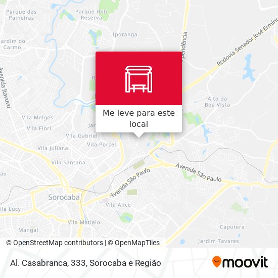 Al. Casabranca, 333 mapa
