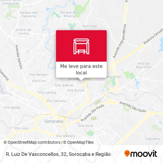 R. Luiz De Vasconcellos, 32 mapa