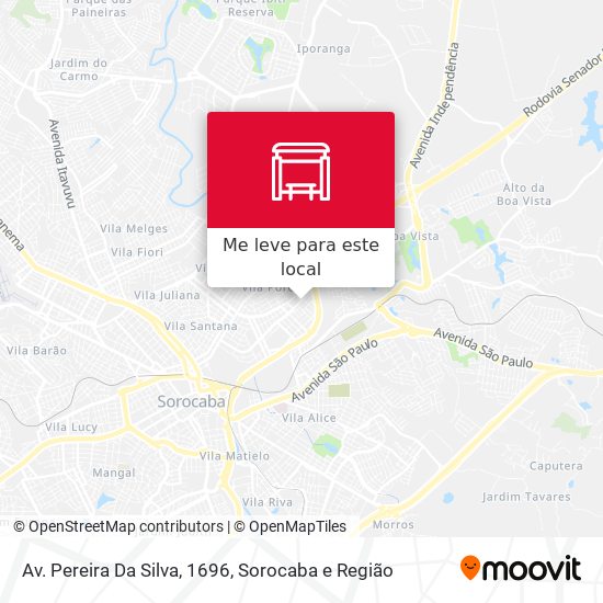 Av. Pereira Da Silva, 1696 mapa