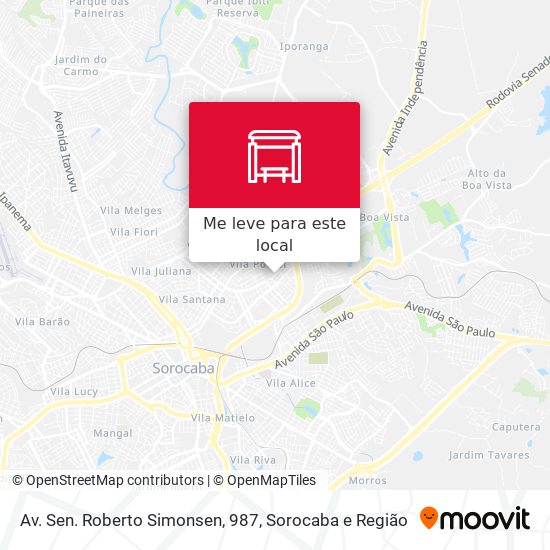 Av. Sen. Roberto Simonsen, 987 mapa