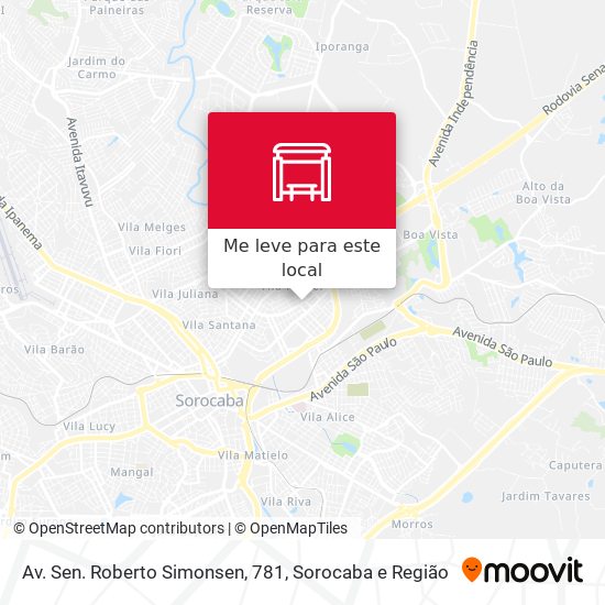 Av. Sen. Roberto Simonsen, 781 mapa