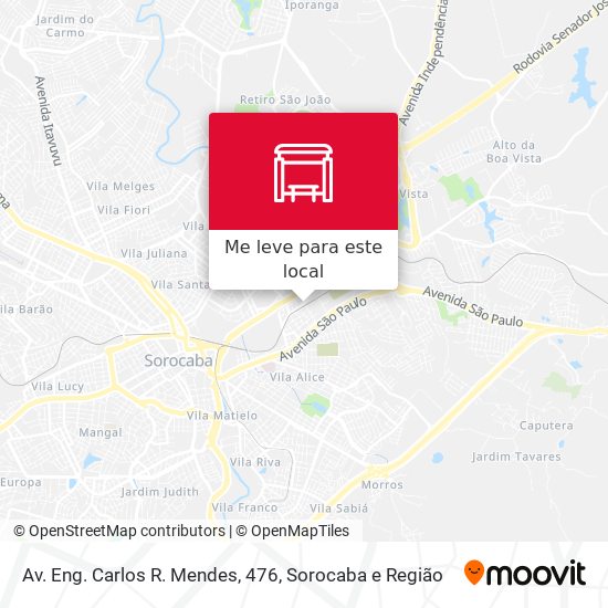 Av. Eng. Carlos R. Mendes, 476 mapa