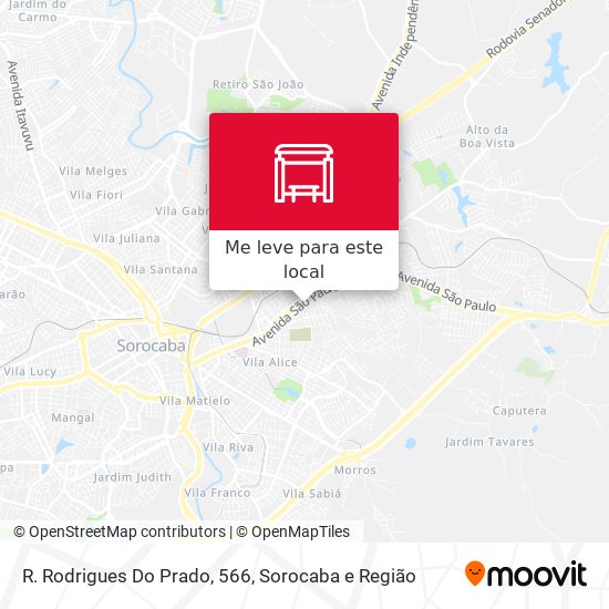 R. Rodrigues Do Prado, 566 mapa