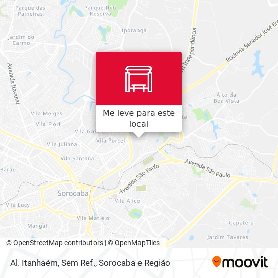 Al. Itanhaém, Sem Ref. mapa