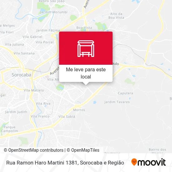 Rua Ramon Haro Martini 1381 mapa