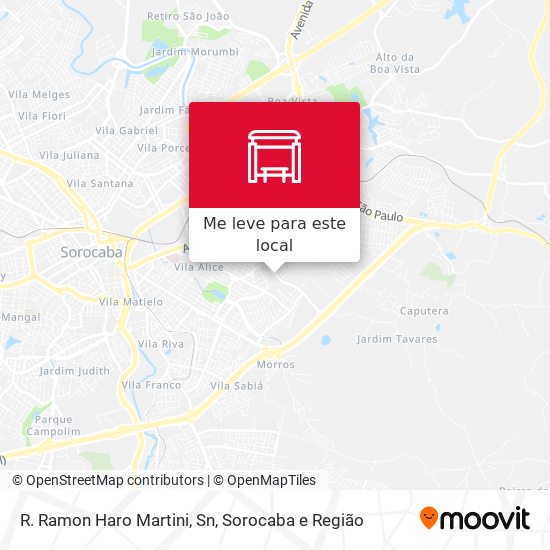 R. Ramon Haro Martini, Sn mapa