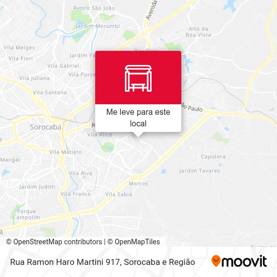 Rua Ramon Haro Martini 917 mapa