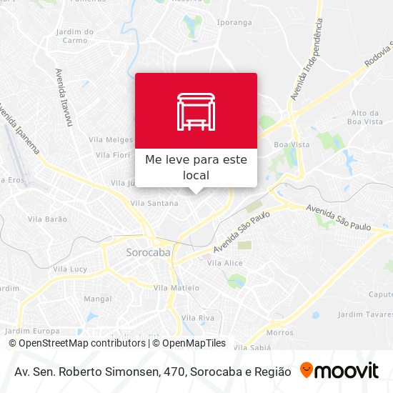 Av. Sen. Roberto Simonsen, 470 mapa