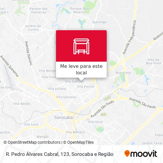R. Pedro Álvares Cabral, 123 mapa