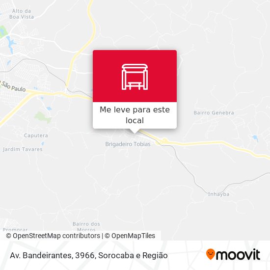 Av. Bandeirantes, 3966 mapa