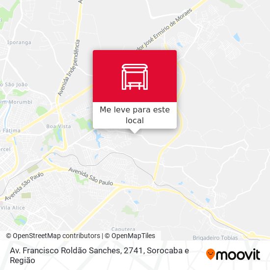 Av. Francisco Roldão Sanches, 2741 mapa