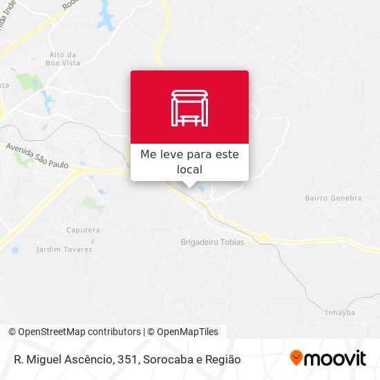 R. Miguel Ascêncio, 351 mapa