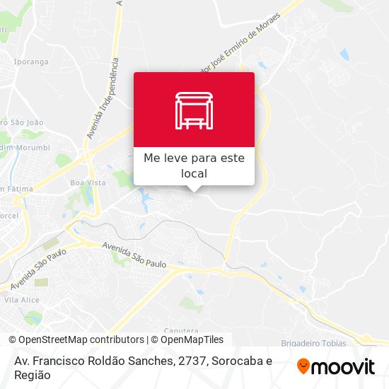Av. Francisco Roldão Sanches, 2737 mapa