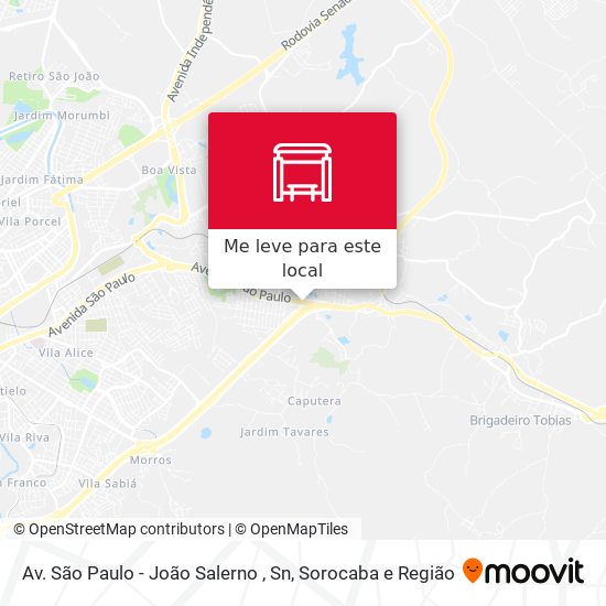 Av. São Paulo - João Salerno , Sn mapa