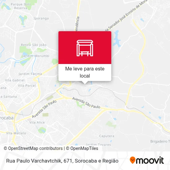 Rua Paulo Varchavtchik, 671 mapa