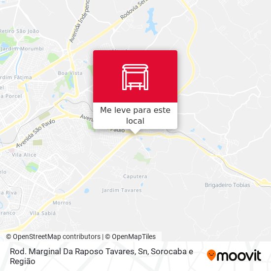 Rod. Marginal Da Raposo Tavares, Sn mapa