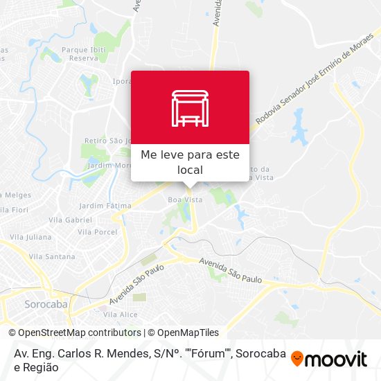 Av. Eng. Carlos R. Mendes, S / Nº.  ""Fórum"" mapa