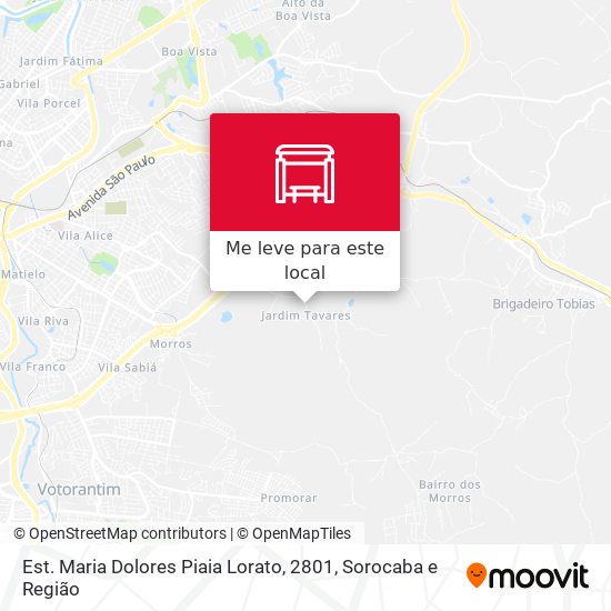 Est. Maria Dolores Piaia Lorato, 2801 mapa