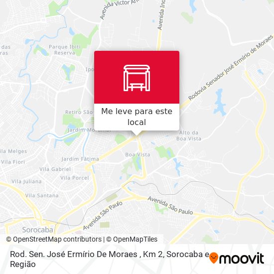 Rod. Sen. José Ermírio De Moraes , Km 2 mapa