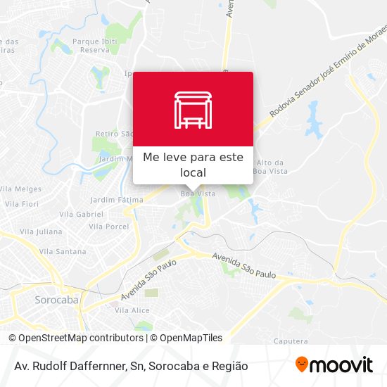Av. Rudolf Daffernner, Sn mapa