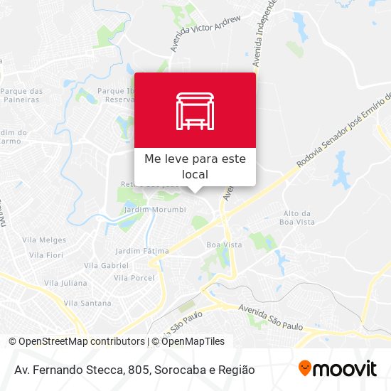 Av. Fernando Stecca, 805 mapa