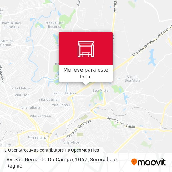Av. São Bernardo Do Campo, 1067 mapa