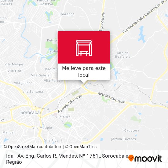 Ida - Av. Eng. Carlos R. Mendes, Nº 1761. mapa