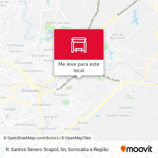R. Santos Severo Scapol, Sn mapa