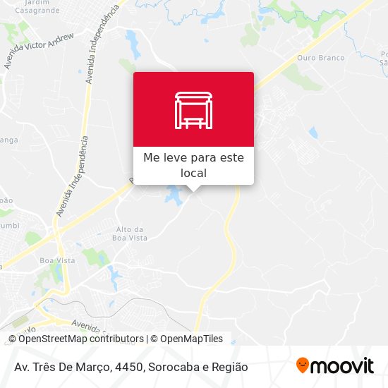 Av. Três De Março, 4450 mapa