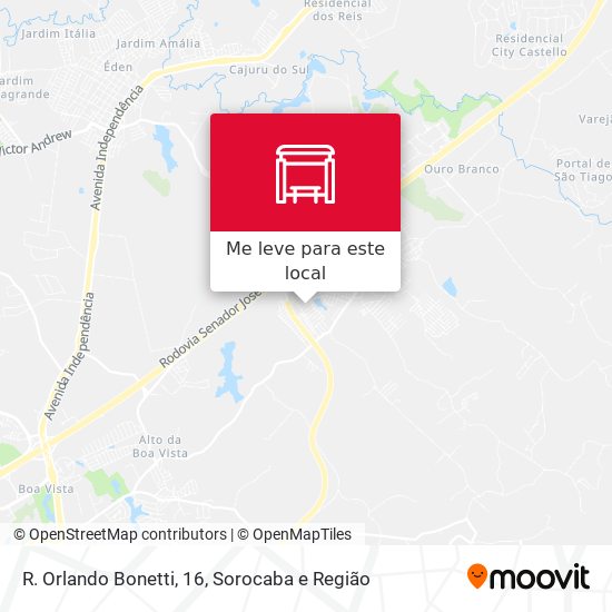 R. Orlando Bonetti, 16 mapa