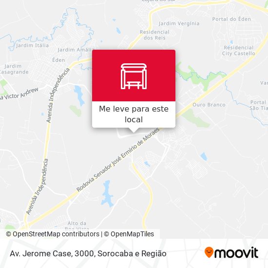 Av. Jerome Case, 3000 mapa