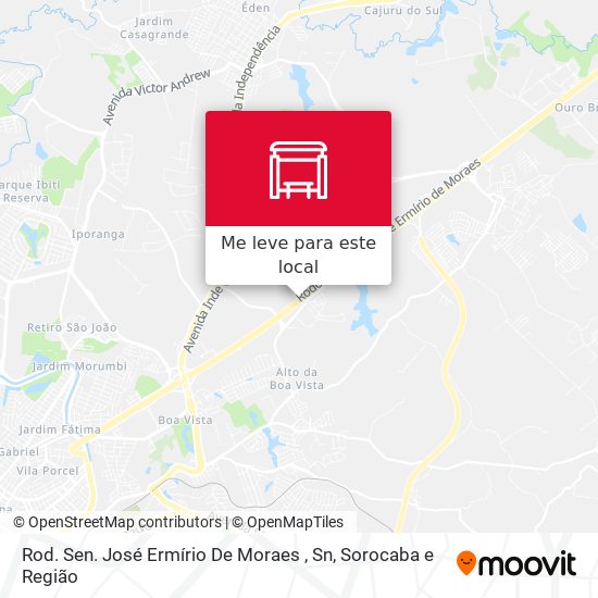 Rod. Sen. José Ermírio De Moraes , Sn mapa