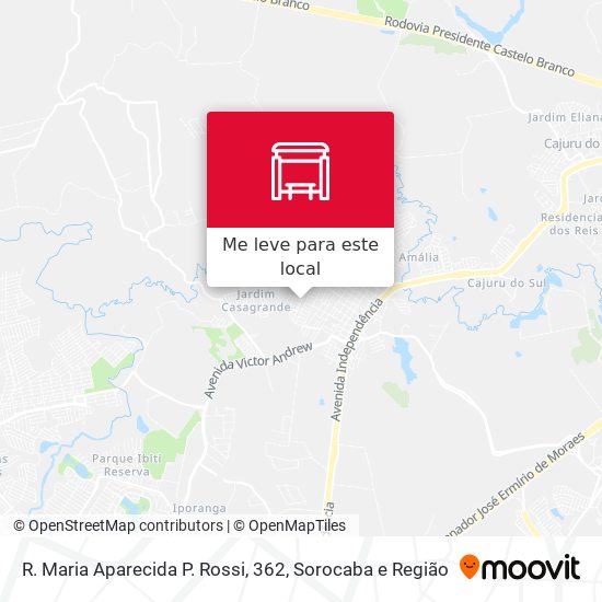 R. Maria Aparecida P. Rossi, 362 mapa