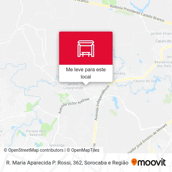 R. Maria Aparecida P. Rossi, 362 mapa