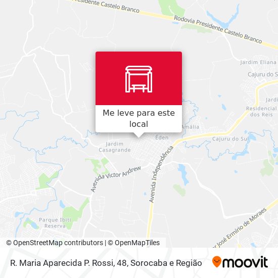 R. Maria Aparecida P. Rossi, 48 mapa
