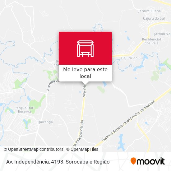 Av. Independência, 4193 mapa