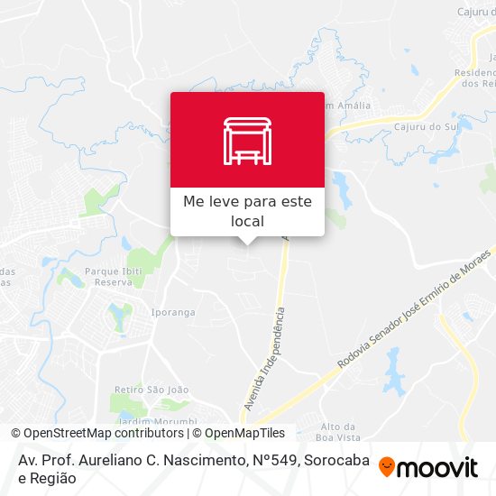 Av. Prof. Aureliano C. Nascimento, Nº549 mapa