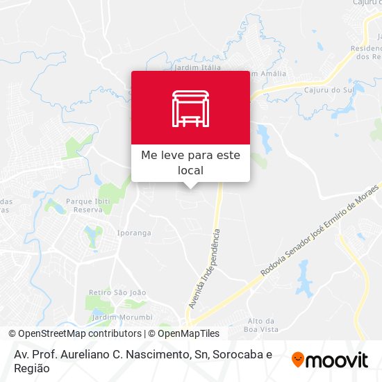 Av. Prof. Aureliano C. Nascimento, Sn mapa
