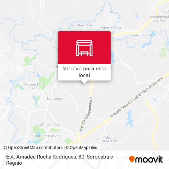 Est. Amadeu Rocha Rodrigues, 80 mapa