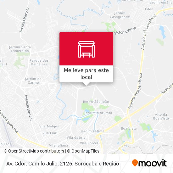 Av. Cdor. Camilo Júlio, 2126 mapa
