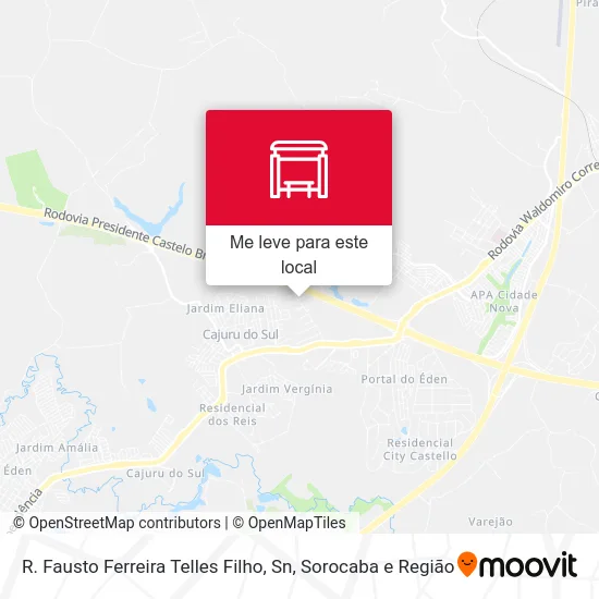 R. Fausto Ferreira Telles Filho, Sn mapa