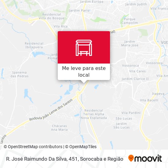 R. José Raimundo Da Silva, 451 mapa