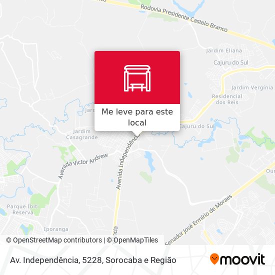 Av. Independência, 5228 mapa