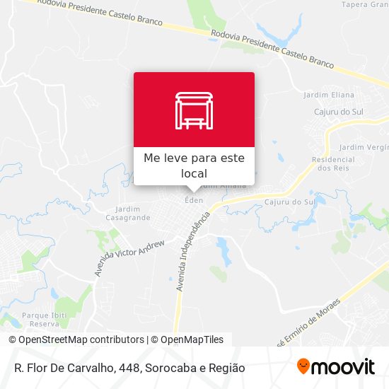 R. Flor De Carvalho, 448 mapa