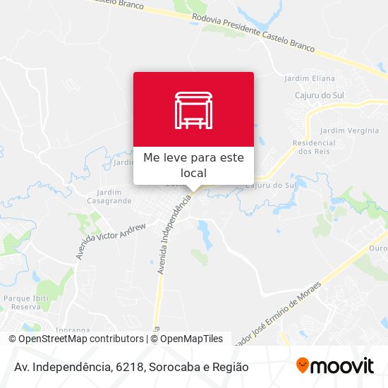 Av. Independência, 6218 mapa