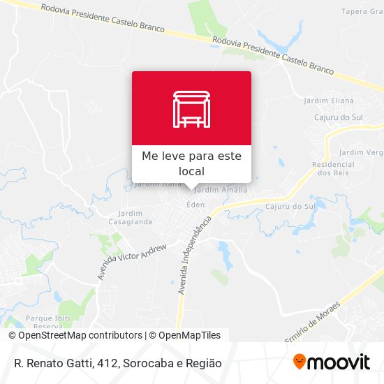 R. Renato Gatti, 412 mapa