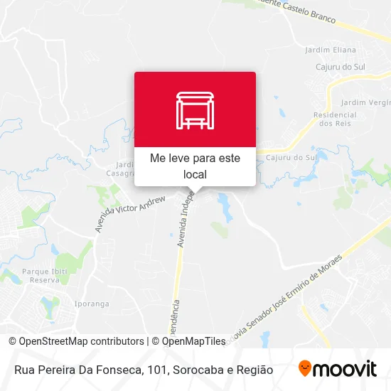 Rua Pereira Da Fonseca, 101 mapa