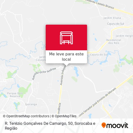R. Terézio Gonçalves De Camargo, 50 mapa