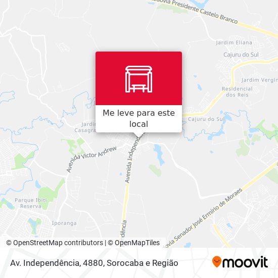 Av. Independência, 4880 mapa